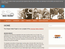 Tablet Screenshot of chiapasmediaproject.org